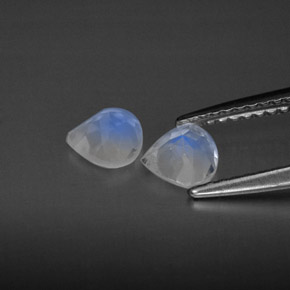 克拉天然彩虹月长石，透明，透明/半透明