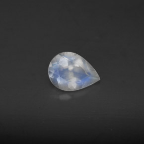 0.52克拉天然彩虹月光石，透明，6.8×4.9毫米，透明/半透明