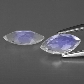 克拉天然彩虹月长石，透明，透明/半透明