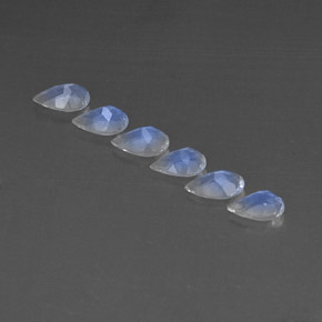 克拉天然彩虹月长石，透明，透明/半透明