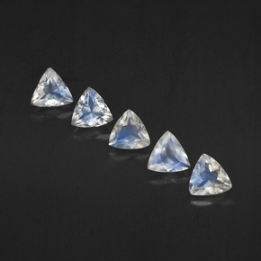 克拉天然彩虹月长石，透明，透明/半透明