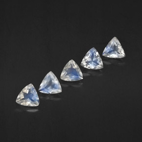 克拉天然彩虹月长石，透明，透明/半透明