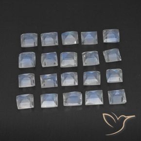 2.32克拉天然彩虹月长石，正方形，透明