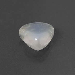 1.85克拉天然白色彩虹月光石，三角形，8.4×8.2毫米，透明