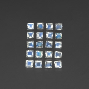 1.99克拉天然彩虹月长石，透明，透明/半透明