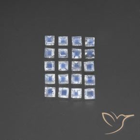 2.79克拉天然彩虹月长石，正方形，透明