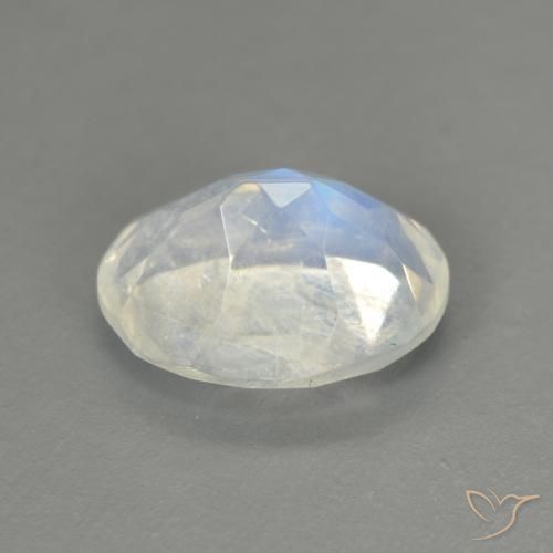 1.92克拉天然彩虹月长石，椭圆形，透明