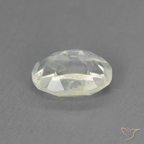 1.25克拉天然彩虹月长石，椭圆形，透明