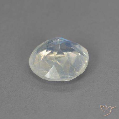 1.19克拉天然彩虹月长石，圆形的，透明