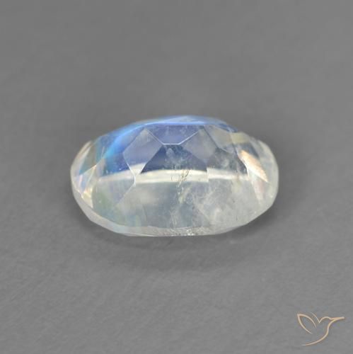 1.33克拉天然彩虹月长石，椭圆形，透明