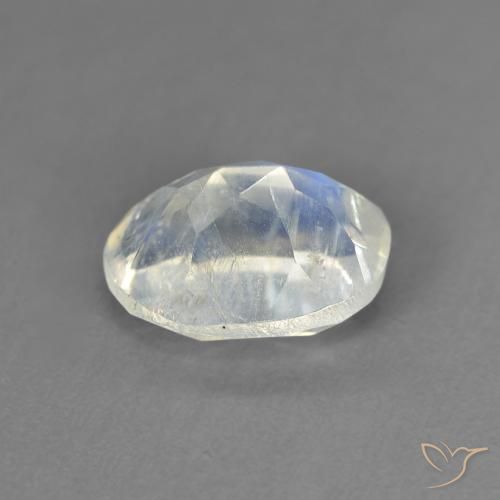 1.44克拉天然彩虹月长石，椭圆形，透明