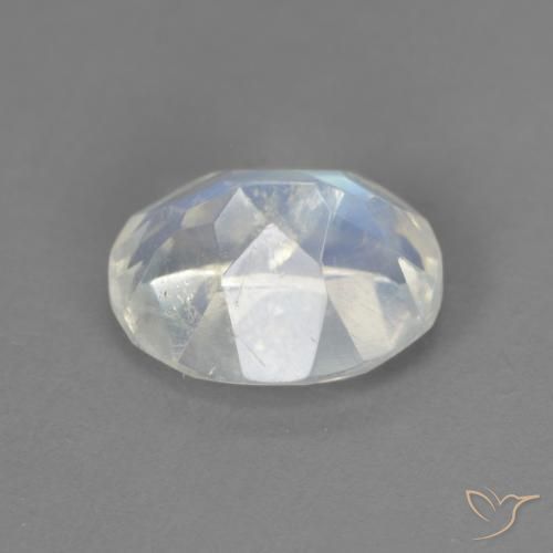 2.13克拉天然彩虹月长石，椭圆形，透明