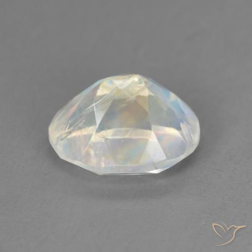 2.15克拉天然彩虹月长石，椭圆形，透明