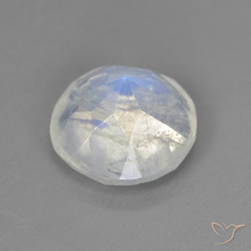 2.38克拉天然彩虹月长石，圆形的，透明