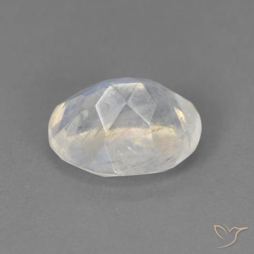 1.90克拉天然彩虹月长石，椭圆形，透明