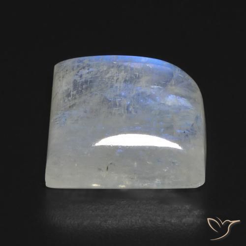 15.23克拉天然彩虹月长石，花式切割，透明