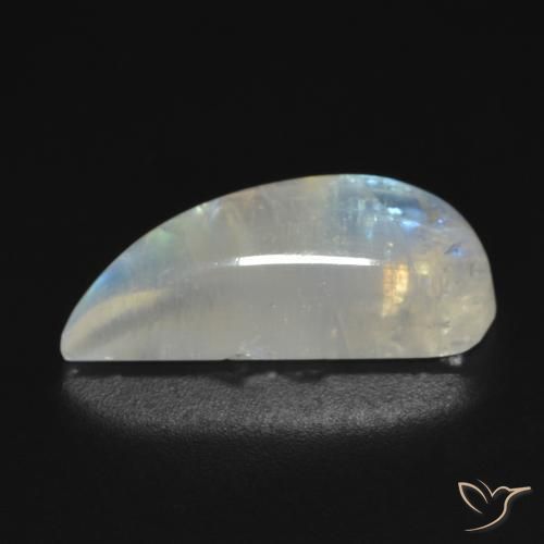 9.83克拉天然彩虹月长石，花式切割，透明