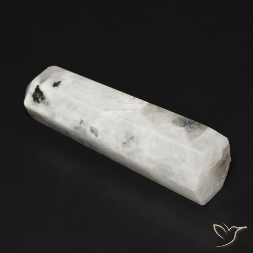 25.91克拉天然彩虹月长石，花式切割，不透明