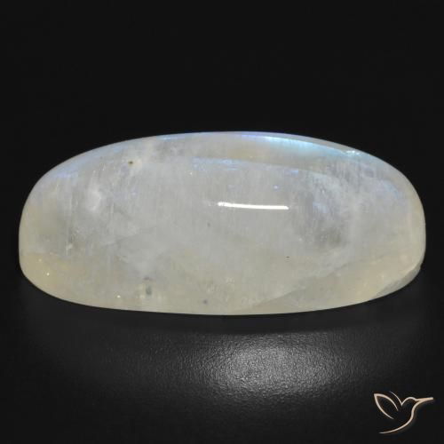 21.52克拉天然彩虹月长石，椭圆形，半透明