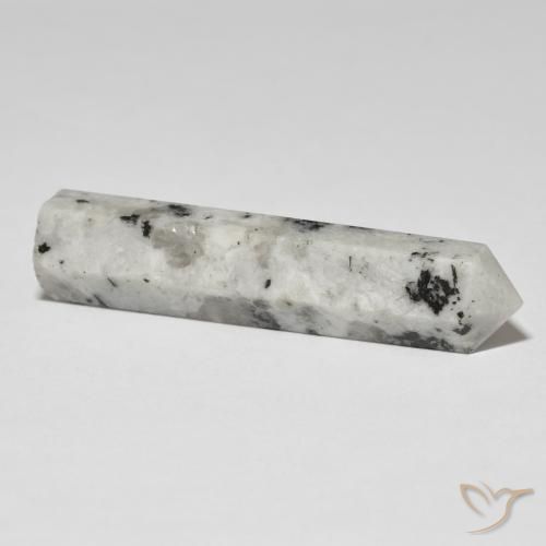 32.12克拉天然彩虹月长石，花式切割，不透明