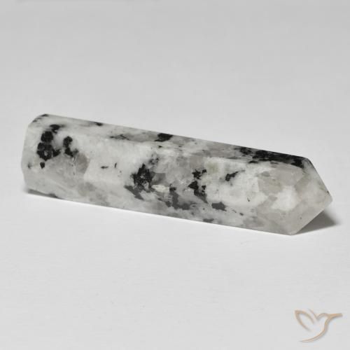 39.85克拉天然彩虹月长石，花式切割，不透明