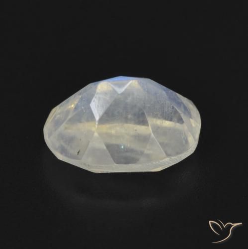 1.92克拉天然彩虹月长石，椭圆形，透明