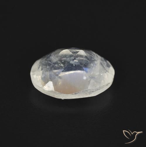 1.13克拉天然彩虹月长石，椭圆形，透明
