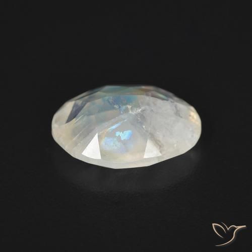 1.49克拉天然彩虹月长石，椭圆形，透明