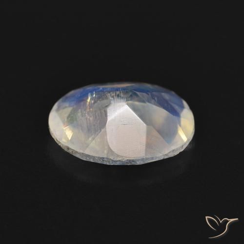1.30克拉天然彩虹月长石，椭圆形，透明