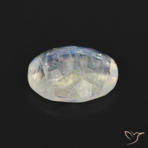 2.77克拉天然彩虹月长石，椭圆形，透明