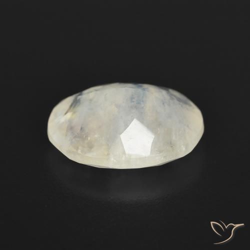 2.69克拉天然彩虹月长石，椭圆形，透明