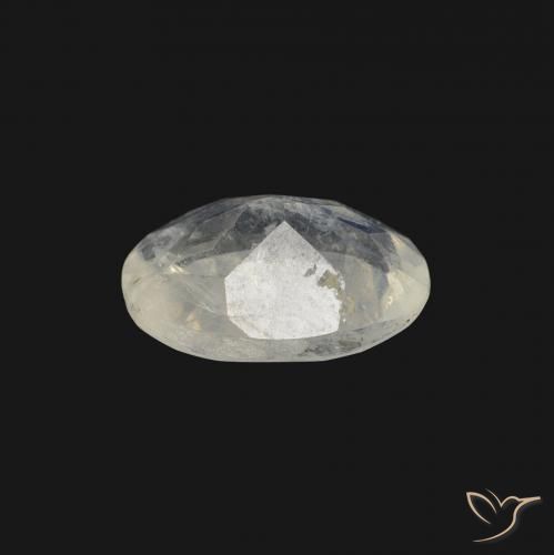 1.04克拉天然彩虹月长石，椭圆形，透明