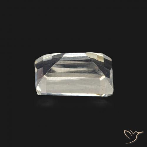 0.47克拉天然彩虹月长石，狭长方形，透明