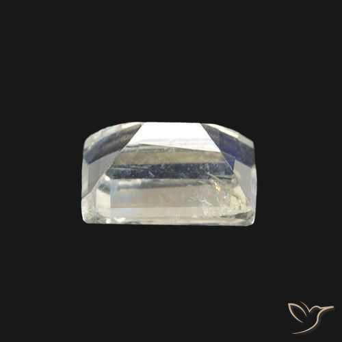 0.54克拉天然彩虹月长石，狭长方形，透明