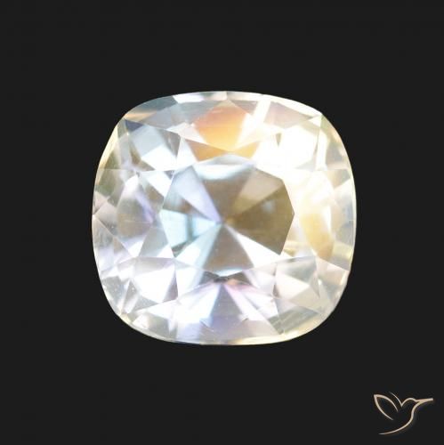 1.94ct 多色白 彩虹月长石, 软垫, VVS-VS