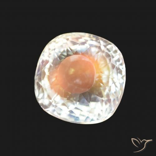 2.00克拉天然彩虹月长石，软垫，VVS-VS