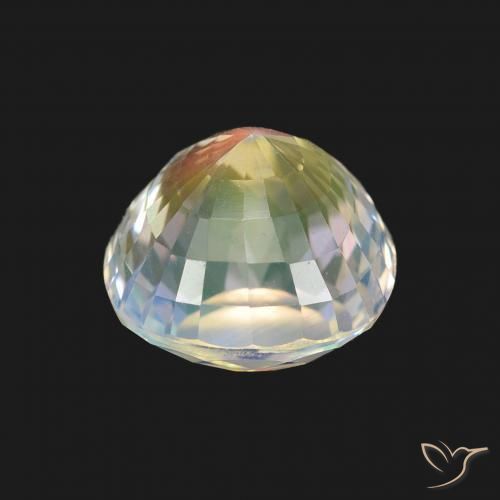 2.00克拉天然彩虹月长石，软垫，VVS-VS