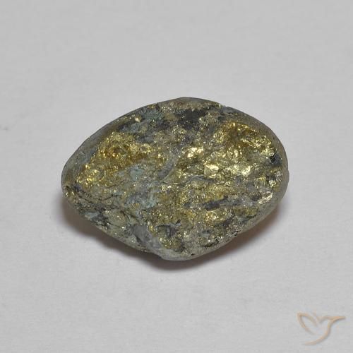 7.71ct 天然 彩色 彩虹黄铁矿, 花式切割, 不透明