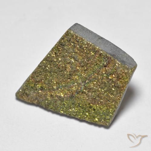 8.01ct 天然 彩色 彩虹黄铁矿, 花式切割, 不透明