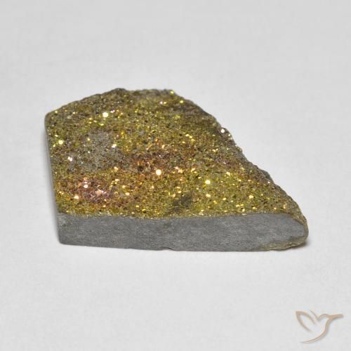7.50克拉天然彩虹黄铁矿，花式切割，不透明