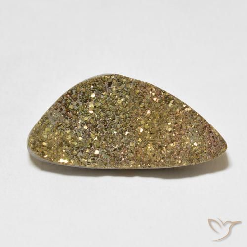 11.67ct 天然 彩色 彩虹黄铁矿, 花式切割, 不透明