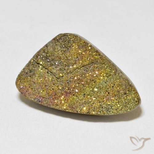 16.77ct 天然 彩色 彩虹黄铁矿, 花式切割, 不透明