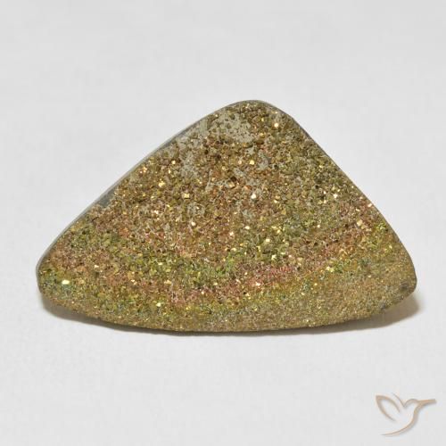 13.00ct 天然 彩色 彩虹黄铁矿, 花式切割, 不透明