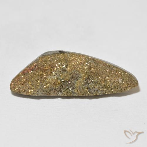 20.49ct 天然 彩色 彩虹黄铁矿, 花式切割, 不透明