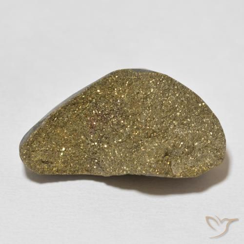 24.82ct 天然 彩色 彩虹黄铁矿, 花式切割, 不透明