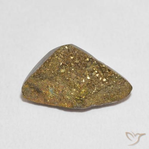 4.50ct 天然 彩色 彩虹黄铁矿, 花式切割, 不透明