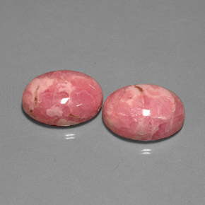 天然多色菱锰矿，椭圆形切割，16×12.1毫米，不透明