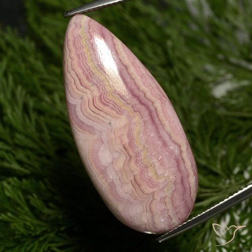 29.29ct 天然 彩色 菱锰矿, 梨形, 不透明