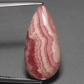 12.62克拉天然多色菱锰矿，梨形，23.9×11.6毫米，不透明