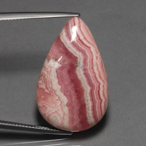 32.62克拉天然多色菱锰矿，梨形，29.5×18.5毫米，不透明